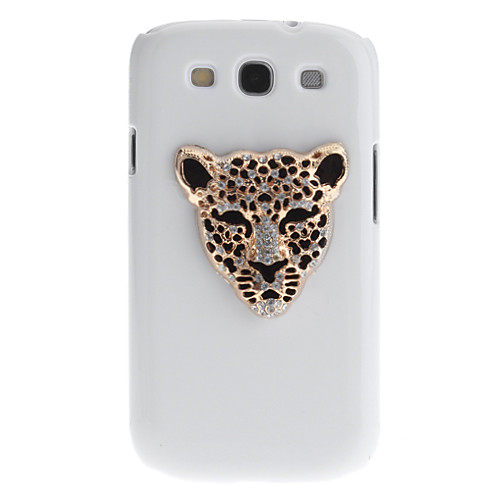 Железный Leopard Pattern Жесткий пластиковый белый чехол для Samsung Galaxy S3 i9300