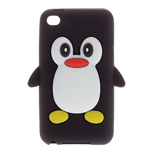 3D Cute Penguin Силиконовые Мягкий чехол для Ipod Touch 4 (разных цветов)