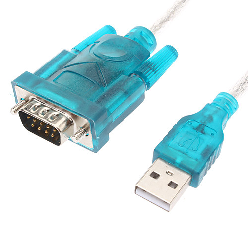 Новый RS232 мужчины к USB 2.0 Мужской конвертер для кабеля (0,7 М)