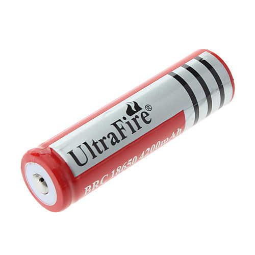 Аккумулятор UltroFite 18650 Lithium в виде батарейки 4200mah (1 штука)