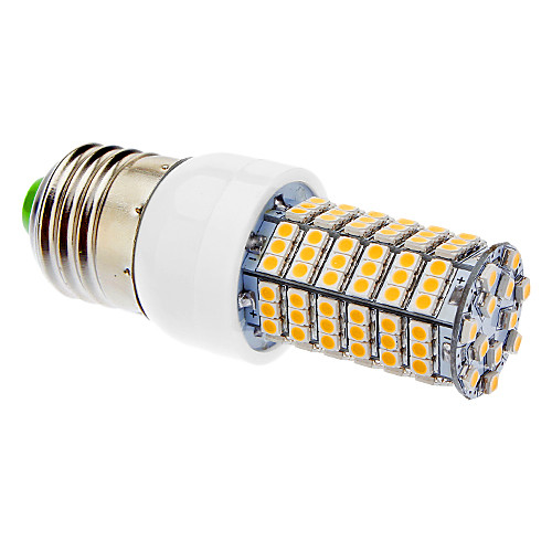 E27 7W 138x3528SMD 580-600LM 3000K теплый белый свет светодиодных шарика (220-240V)