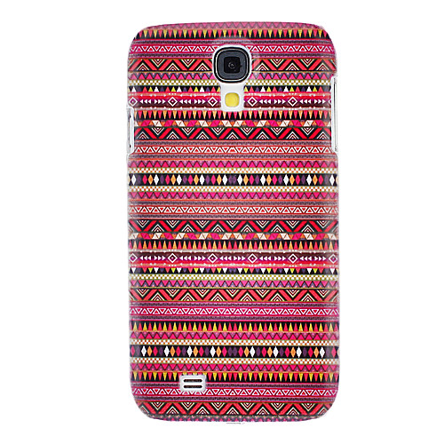 Красный Национальный стиль Pattern Жесткий чехол для Samsung Galaxy i9500 S4