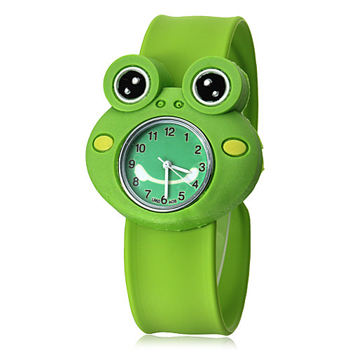 Детский 3D Frog формы силиконовой лентой Кварцевые аналоговые наручные часы Slap
Детский 3D Frog формы силиконовой лентой Кварцевые аналоговые наручные часы Slap
