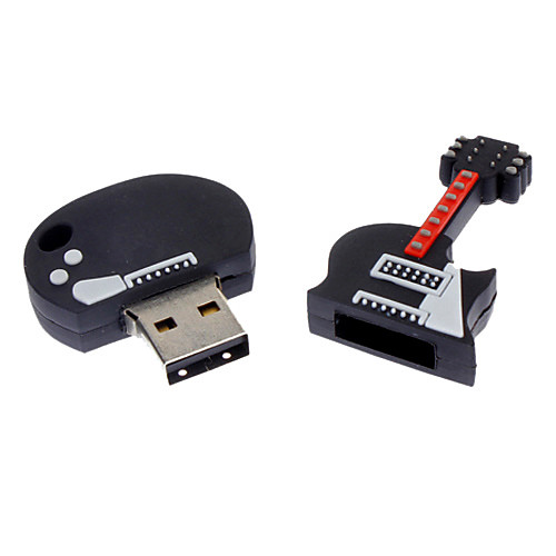 32GB Мягкие резиновые электрогитары USB Flash Drive