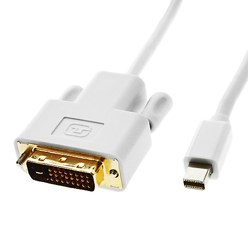 Thunderbolt мужчина к DVI 24 1 Мужской кабель для белого MacBook Air / MacBook Pro / ИМАК / Mac Mini (1,8 м)