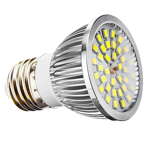 E27 5W 360LM 6000K 36x2835SMD холодным белым светом Светодиодные пятно лампы (110-240V)