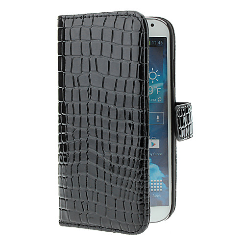 Стильный Аллигатор зерна дизайн искусственная кожа и пластиковый кейс подставка Wallet для Samsung Galaxy S4 i9500/i9505