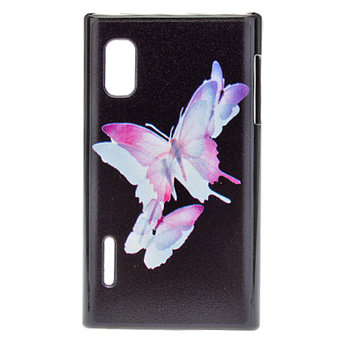 Красивые бабочки Pattern Футляр для LG E612 (Optimus L5)