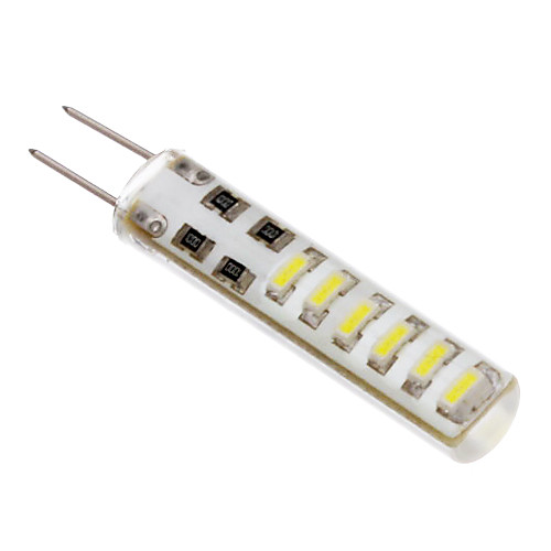 G4 1.5W 120LM 6000K 12x3014SMD холодным белым светом Светодиодные лампы кукурузы (DC12V)