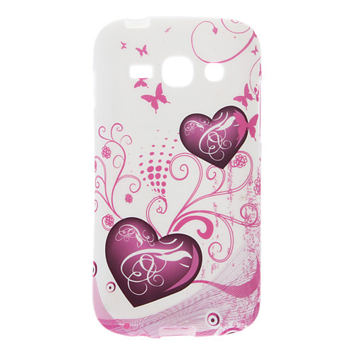 Love-форме сердца Pattern ТПУ Мягкий чехол задняя крышка для Samsung Galaxy Ace S7272 3