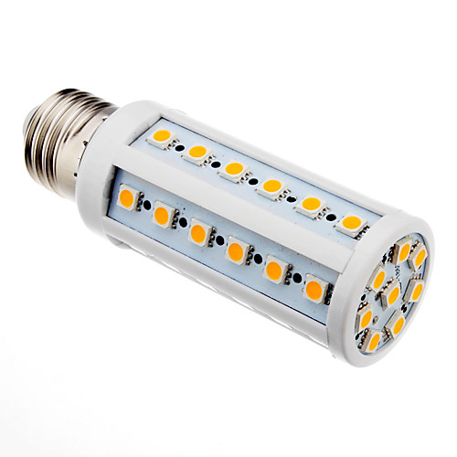 E27 7W 44x5050SMD 510-550LM 3000K теплый белый свет светодиодных кукурузы лампа (110)