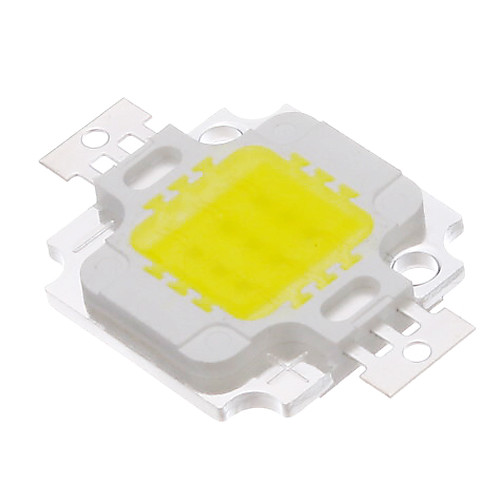 COB 10W 820-900LM 6000-6500K Холодный белый свет Светодиодные Chip (9-12V)