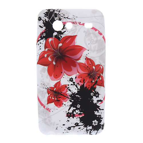 Сафлоровое Pattern ТПУ Мягкий чехол задняя крышка для Advance Samsung Galaxy S I9070