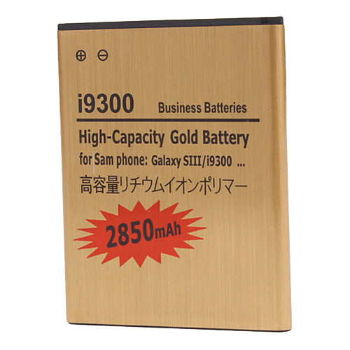 2850mAh аккумулятор сотового телефона для Samsung i9300 Galaxy S3