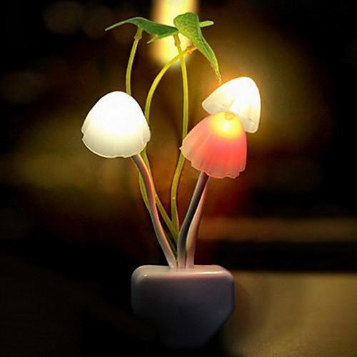Энергосберегающие 1/5W светодиодные ночные светильники - грибочки, 165см