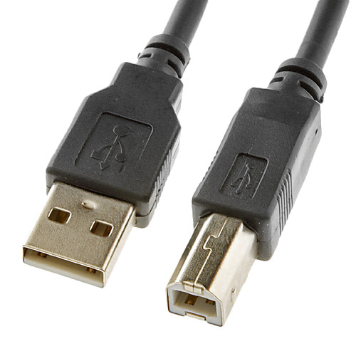 USB 2.0 утра до BM кабеля принтера черный (1,5)