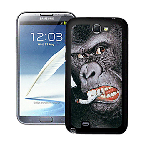 пылающий цвет Orangutang модель 3d эффект жесткий футляр для Samsung Galaxy Note II n7100