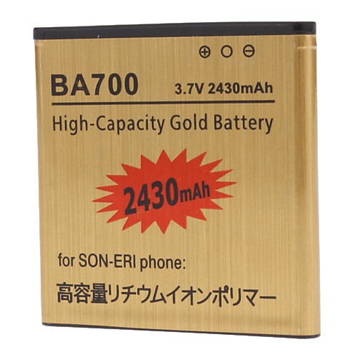 BA700 2430mAh аккумулятор сотового телефона для Sony BA700