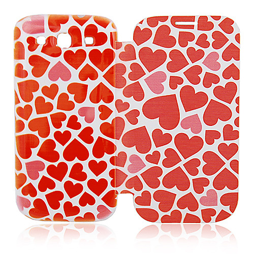 Love Heart кожаный чехол для Samsung I9300 Galaxy S3