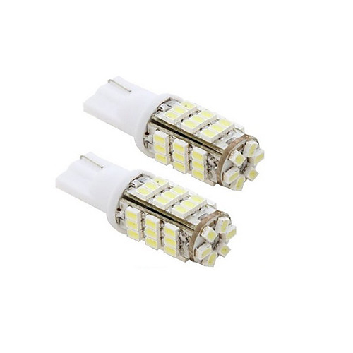 2шт 42-SMD T15 12V Светодиодные лампы Замена Light  стикер 921 912 906 - белый