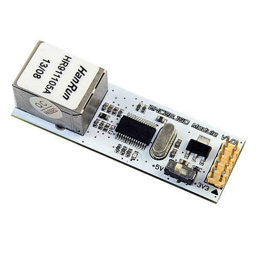 Модуль Ethernet ENC28J60 для (для Arduino) (работает с официальным (для Arduino) плат)