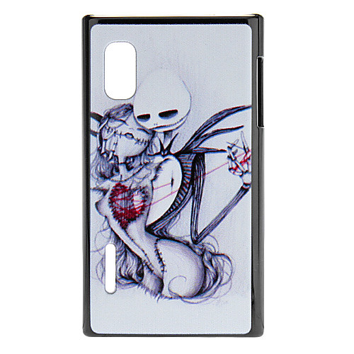 Кукольный GirlPattern Материал Пластик Футляр для LG E612 (Optimus L5)