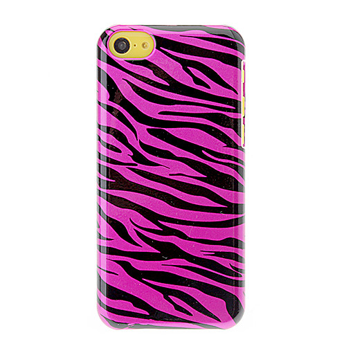 Черный полированный Zebra Pattern ПК Футляр для iPhone 5C (разных цветов)