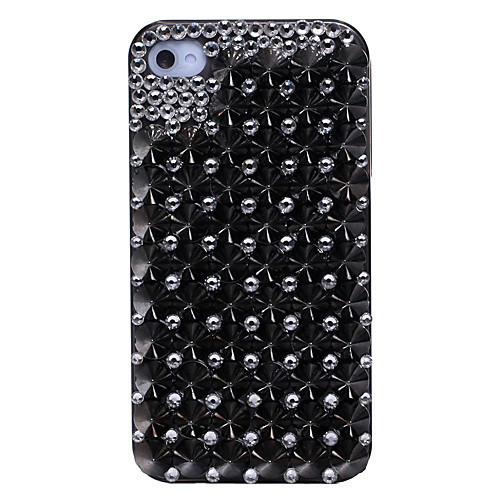 Black Diamond ювелирные Punk Крытая Назад Чехол для iPhone 4/4S