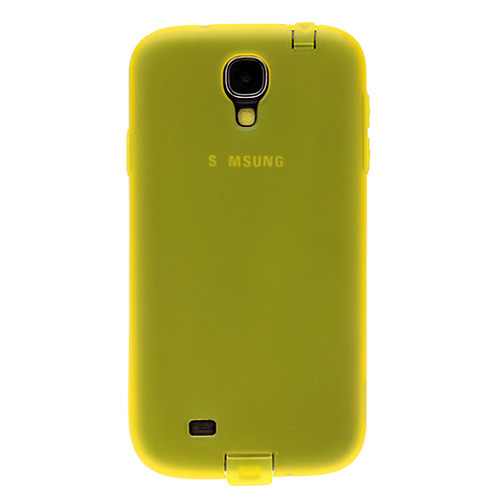 Прозрачный Solid Color Pattern Мягкий защитный чехол для Samsung Galaxy i9500 S4