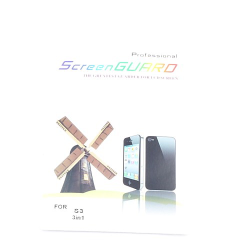 3x ясный протектор экрана фронт для Samsung Galaxy S3 i9300