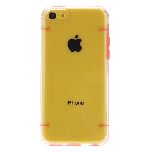 Solid Color Специально разработанный Прозрачный жесткий чехол с светящейся в темноте для iPhone 5C (разных цветов)
