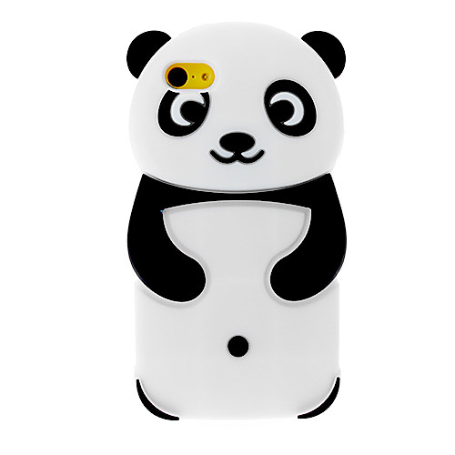 3D Panda Разработанный Силиконовые Мягкий чехол для iPhone 5C