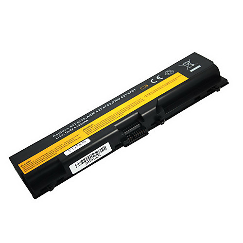 5200mAh батареи ноутбука замены для Lenovo ThinkPad E40 E50 t410 t420 t510 T410I T510I T520 W510 - черный