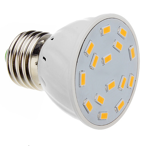 E27 5W 15x5730SMD 420-450LM 2500-3500K теплый белый свет Светодиодные пятно лампы (220-240V)