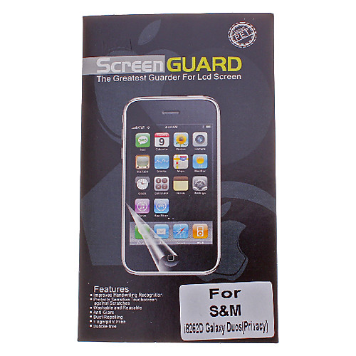 Защита Анти-Шпион Screen Protector Guard Shield пленка для Samsung Galaxy Duos I8262D