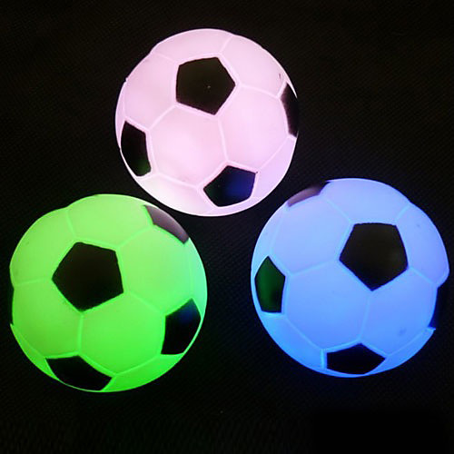 Разноцветные ночники в форме футбольного мяча с подсветкой