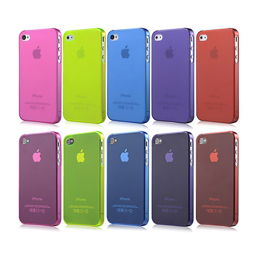 Ультратонкий Grind песчаные чехол для iPhone 4/4S (разных цветов)