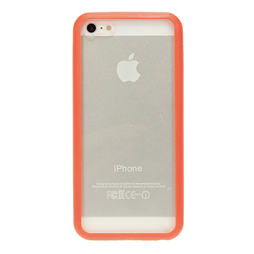 Качество Прозрачный жесткий чехол с рамкой из массива Цвет для iPhone 5C (разных цветов)