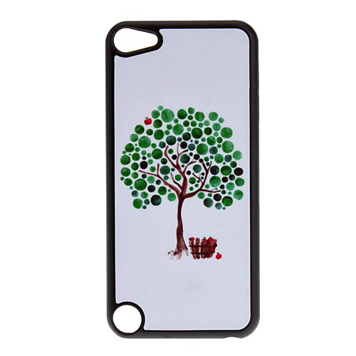 Мерцающий зеленый Apple Tree Pattern Жесткий чехол для Ipod Touch 5