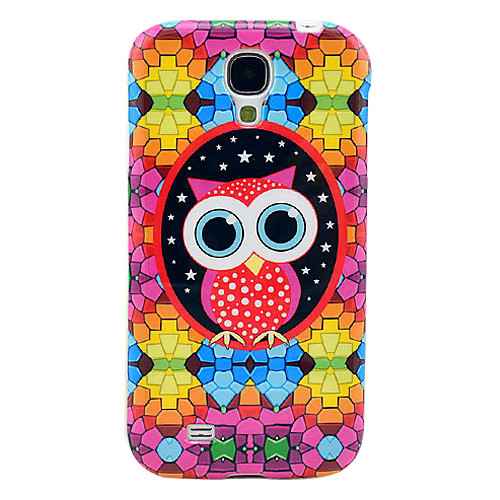 Мультфильм Сова Pattern Мягкий чехол для Samsung Galaxy S4 i9500