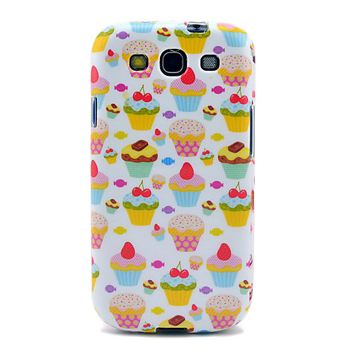 Довольно Клубника Торты Pattern ТПУ Мягкая задняя крышка Крышка для Samsung Galaxy Galaxy S3 I9300