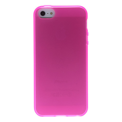 Solid Color Ультратонкий Силиконовые Мягкий чехол для iPhone 5/5S (разных цветов)