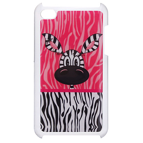 Прекрасные большие глаза Zebra Pattern эпоксидной Жесткий чехол для Ipod Touch 4