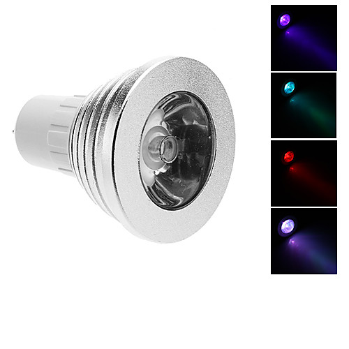 Точечная RGB лампа (220V), GU5.3 3W