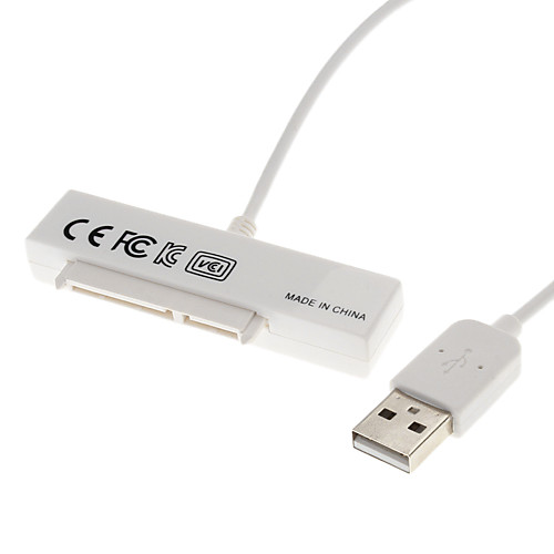 USB 2.0 мужчина к STAT мужчины кабель Белый (0,1 М)