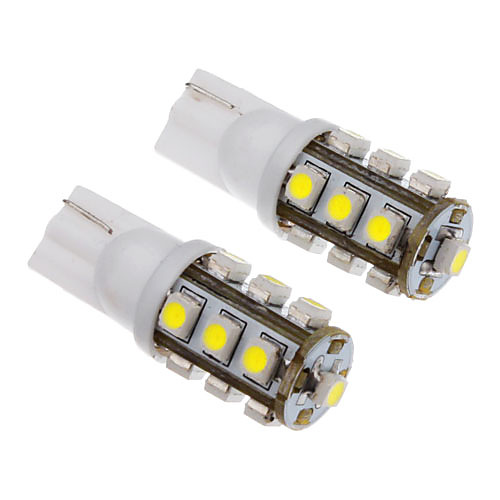 2шт T10 13x3528SMD 50-80LM белый свет Светодиодные лампы для автомобиля (12 В)