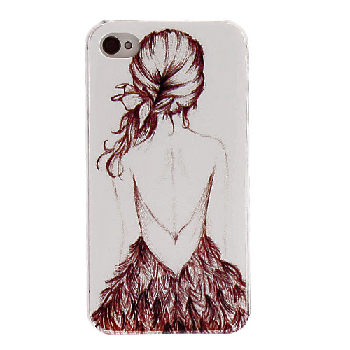 Уникальная Relievo серии Sexy Girl дизайн ПК Hard Cover чехол для iPhone 4/4S