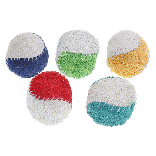 

Cat Teething Toys Dog Teething Toys Loofahs & Sponges Tennis Ball Textile For Dog Puppy