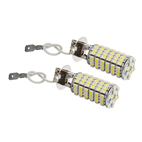 H3 8W 118x3528SMD 660LM 5500-6500K Холодный белый свет Светодиодные лампы для автомобилей (12V, 2шт)