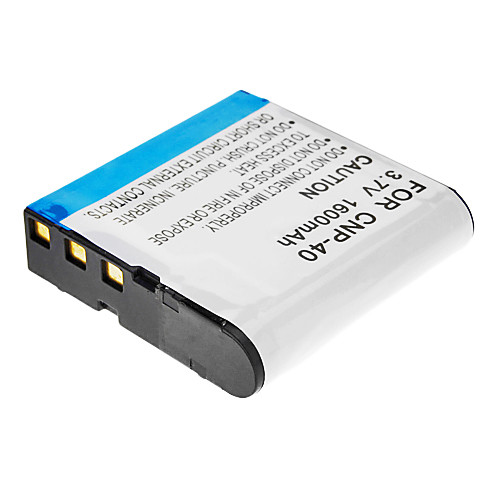 CNP-40 1600mAh батареи Цифровое видео для Casio EX-Z30 Z40 EX-P505 VBT-58998